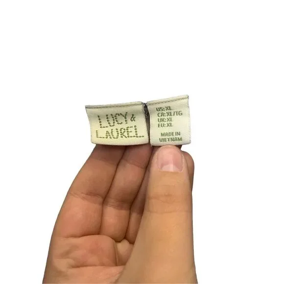 Lucy & Laurel White and Navy Lightweight Sweater - Picture 4 of 6